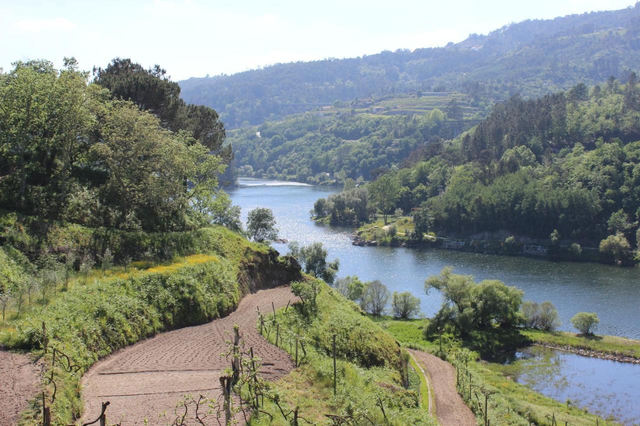 "Bouca Drigues" Casa Antiga De Pedra Com Piscina E Vista Rio Villa Amarante Bagian luar foto