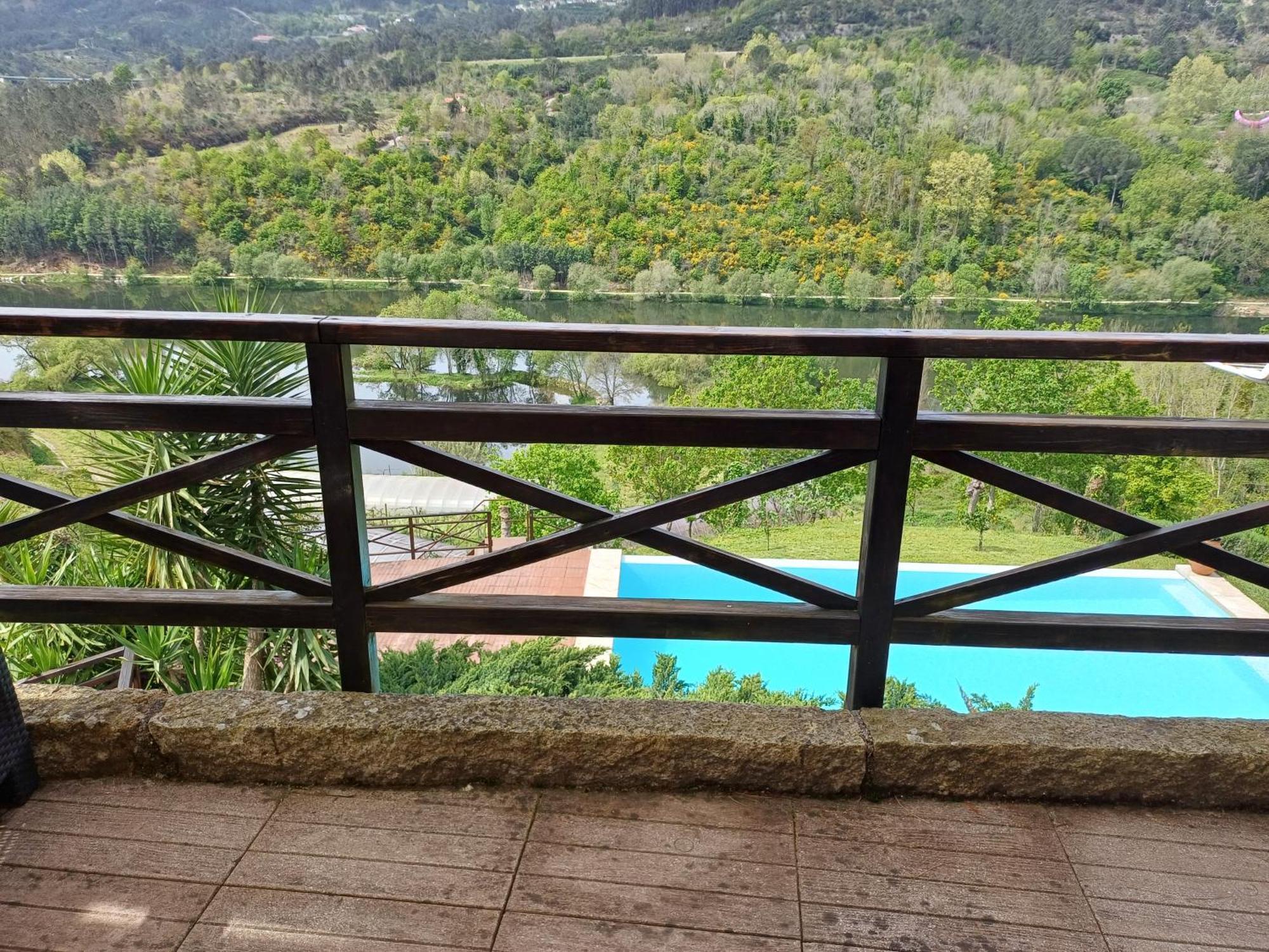 "Bouca Drigues" Casa Antiga De Pedra Com Piscina E Vista Rio Villa Amarante Bagian luar foto
