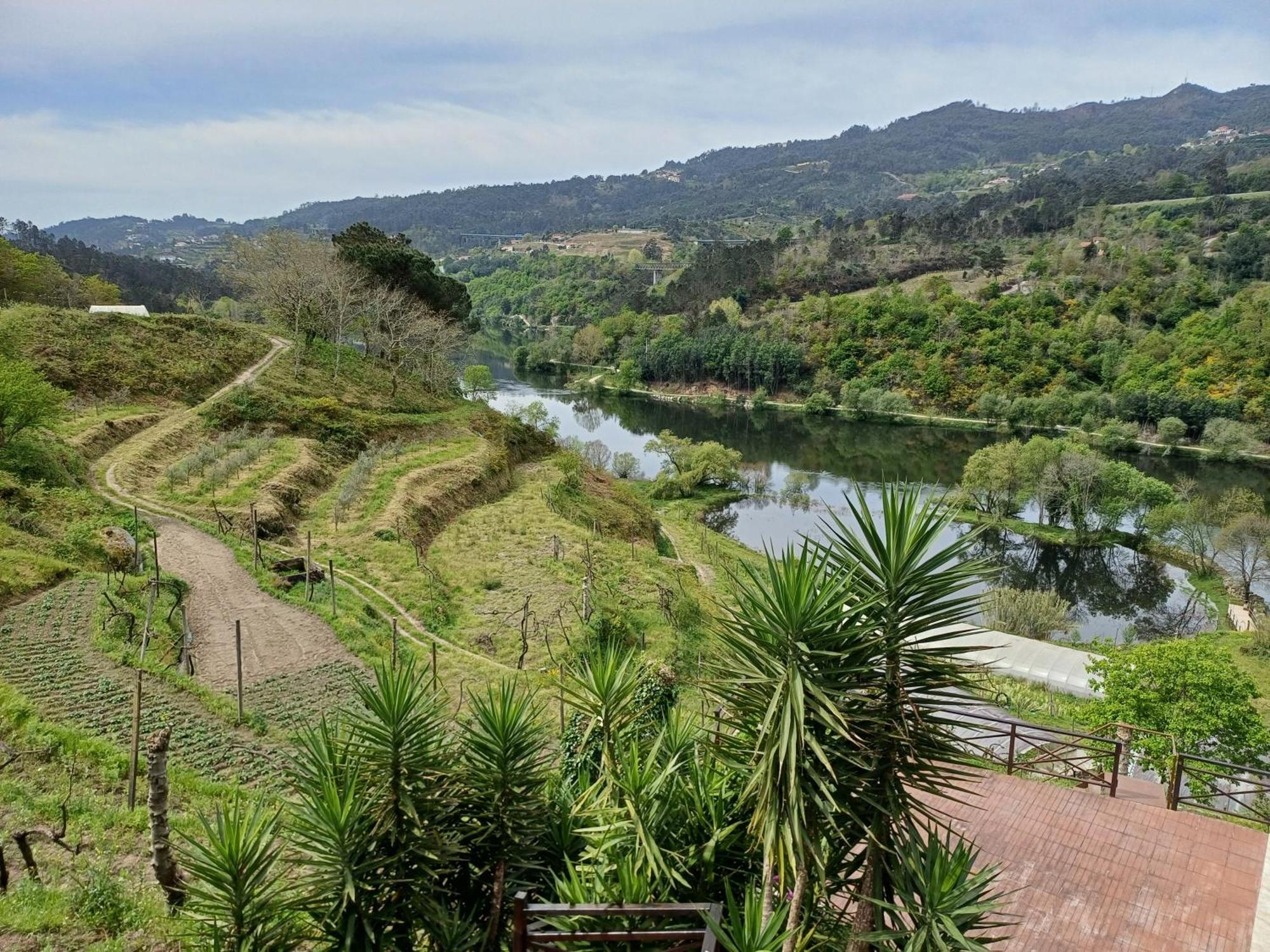 "Bouca Drigues" Casa Antiga De Pedra Com Piscina E Vista Rio Villa Amarante Bagian luar foto